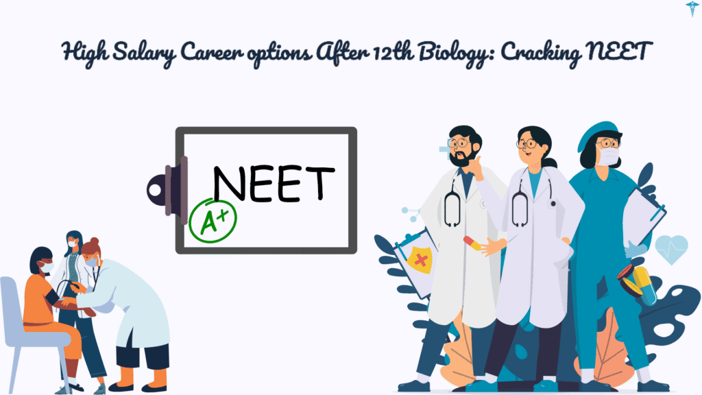 High Salary Career options After 12th Biology Cracking NEET